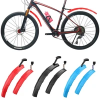 1 set practical detachable anti corrosion bike mud guard bike part bike mud guard retractable for mountain bike
