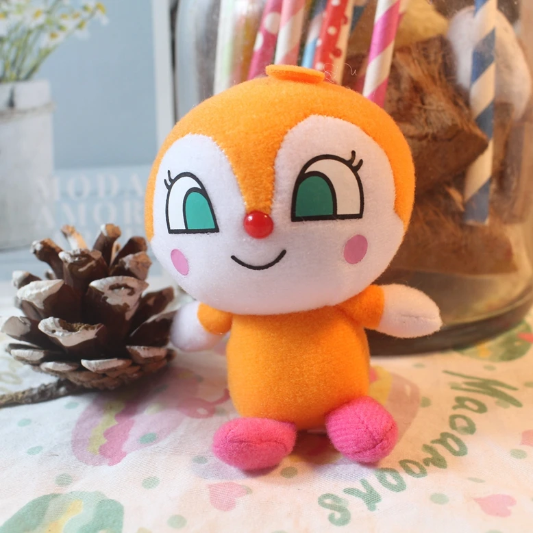 Милый плюшевый брелок аниме Anpanman Baikinman Dokin Chan Plushie Kawaii детские игрушки для