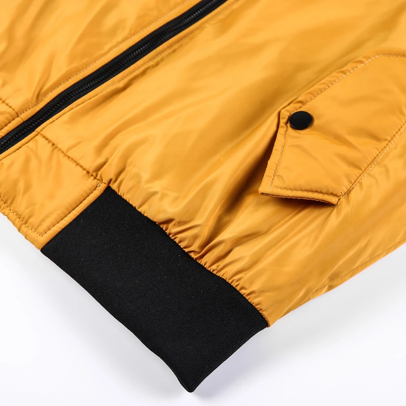 

Autumn and Winter Jacket Parka Coat Men's Style Stand-up Collar Casual Men's Flight Jacket