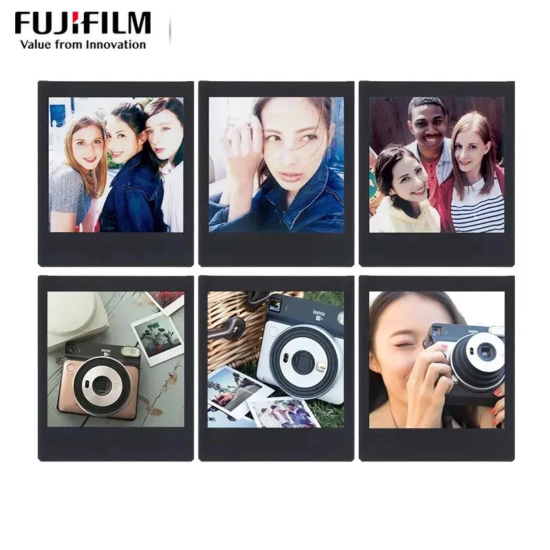 Квадратная фотобумага Fuji Polaroid instaxSQ6/SQ10/SQ20/SP3 с черным краем | Электроника