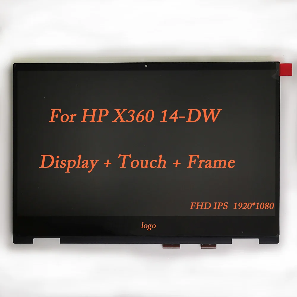 Для HP PAVILION X360 14 dw FHD IPS дюймов сборка сенсорный экран 1080P|ЖК-экран для ноутбуков| |