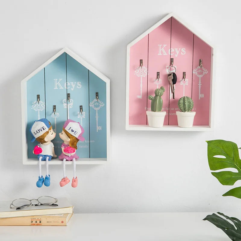 1 шт. коробка для хранения ключей INS деревянная стойка держатель висячие