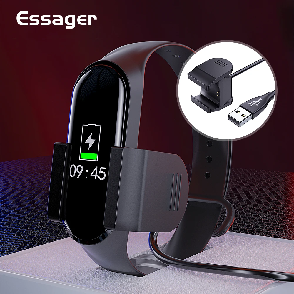 Essager Charger Cable For Xiaomi Mi Band 4 5 Fast Charging Smart Wristband Miband USB Charge Wire Cord Adapter | Электроника