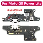 Оригинальный док-разъем Micro USB зарядное устройство Порт гибкий кабель плата для Motorola Moto G8 Power Lite