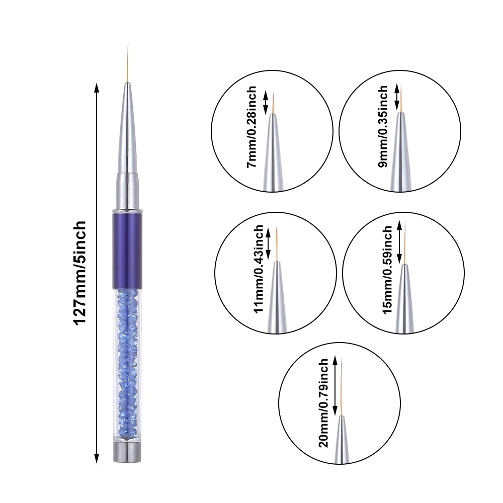 Маникюрный Инструмент сделай сам лайнер для нейл-арта с раздавленными