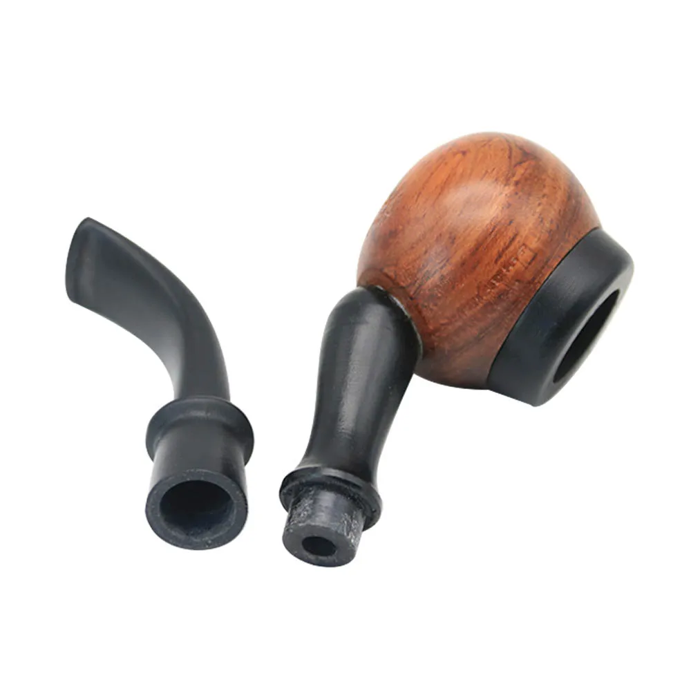 1 шт. новая короткая трубка для курения смолы съемная деревянная травяная