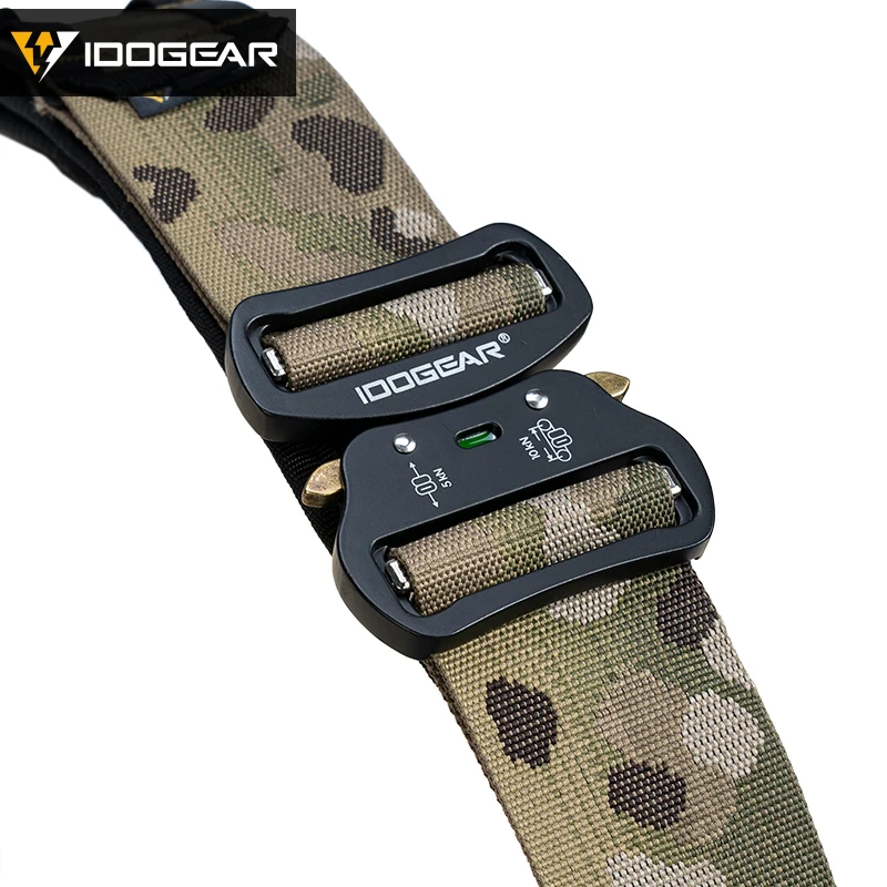 IDOGEAR Тактический 2 дюймовый боевой ремень с быстроразъемной пряжкой MOLLE для охоты