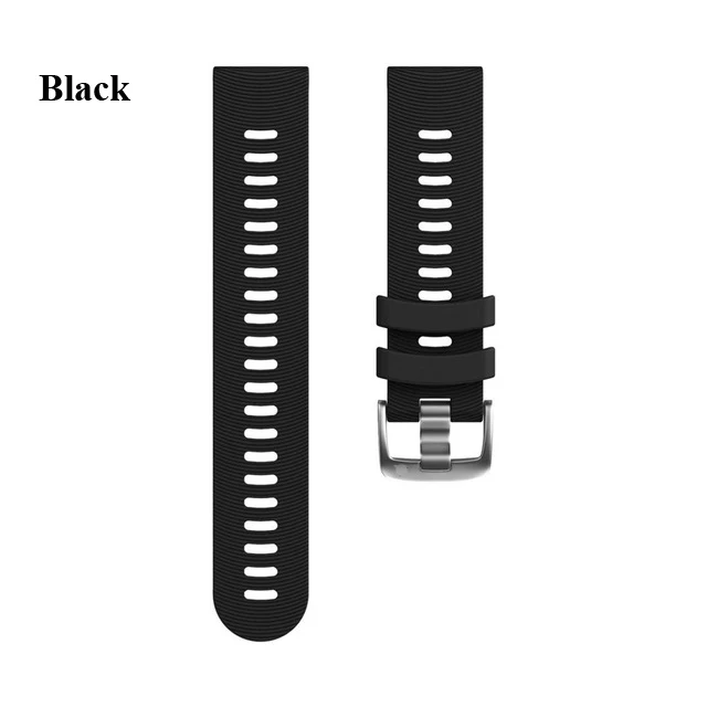 Black JKER 20 мм спортивный силиконовый ремешок для часов для Garmin Forerunner 245 245M 645 Vivoactive 3 Vivomove HR умный Браслет - Цвет: Black