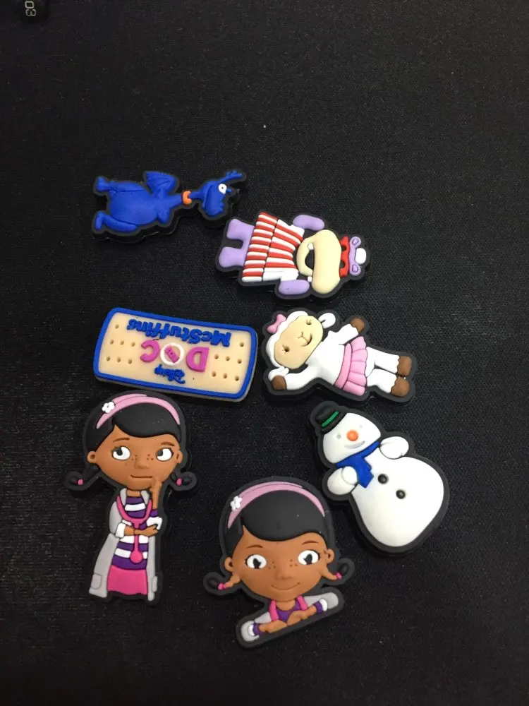 25 шт/лот Doc Mcstuffins пвх магниты на холодильник аниме магнитные наклейки магниты на холодильник домашний декор DIY игрушки Детский подарок