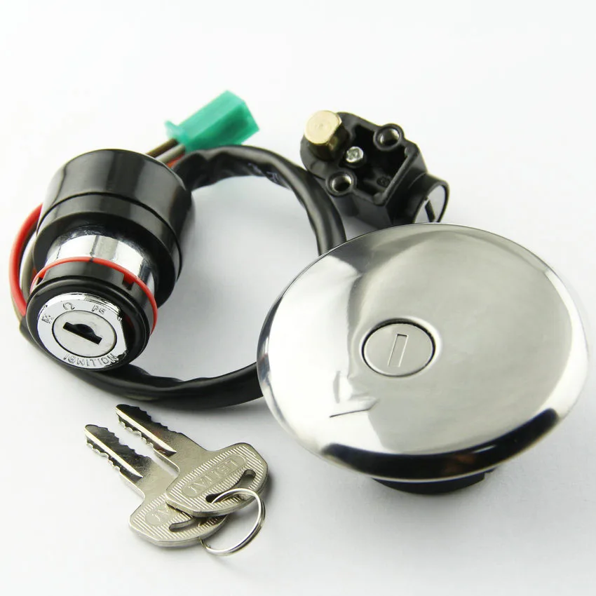 

Fuel Tank Cover Cap Lock With Ignition Switch Lock For Suzuki GN125 1982 1983 1984 1985 1986 1987 1988 1989 1990 1991 1992- 2001