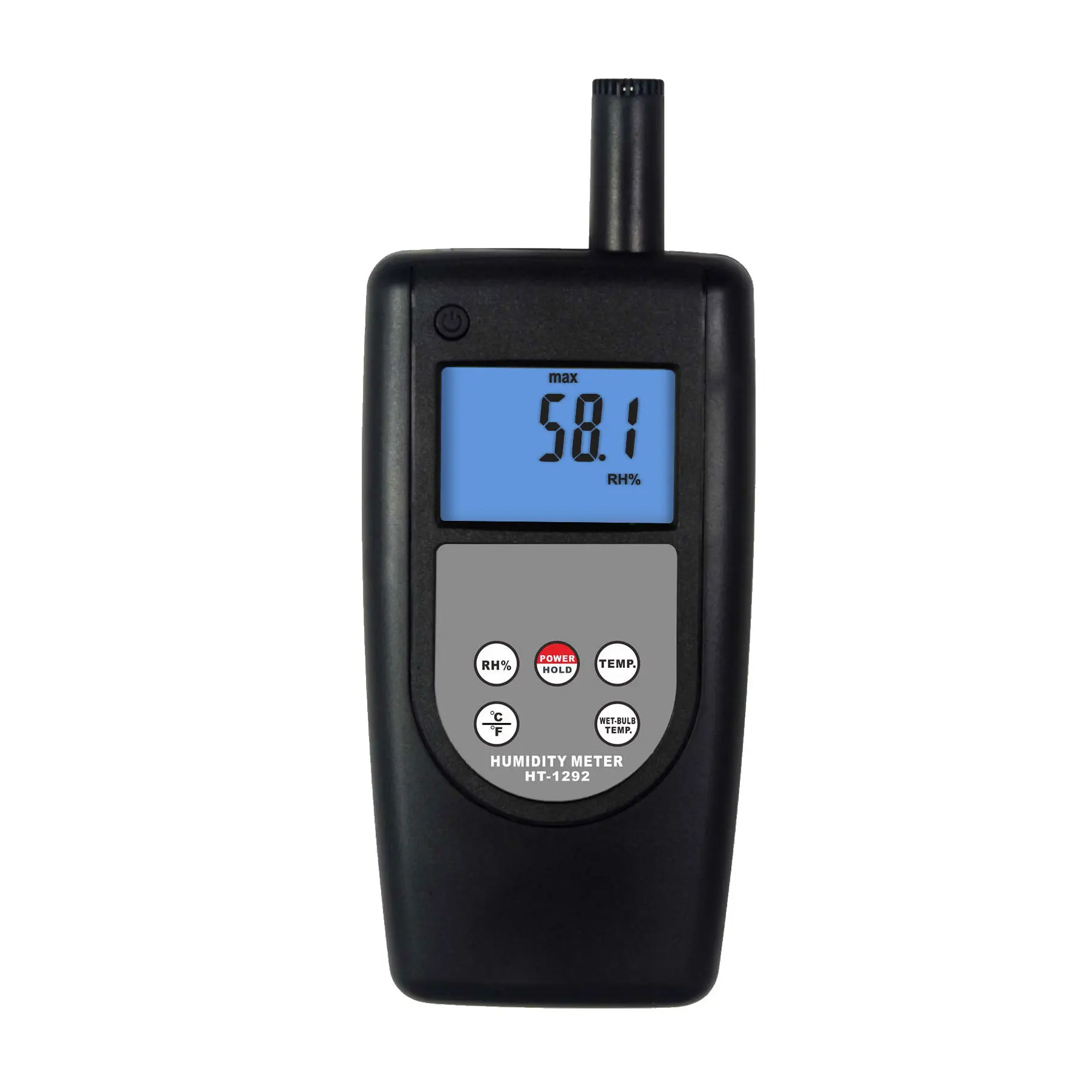

HT-1292 Digital Temperature Humidity Meter Tester For workshops libraries laboratories and warehouses