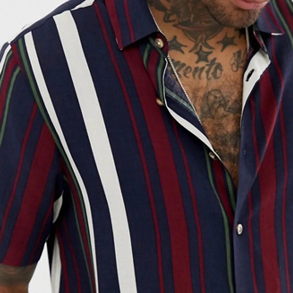 Прямые продажи с фабрики мужские рубашки короткими рукавами разноцветная