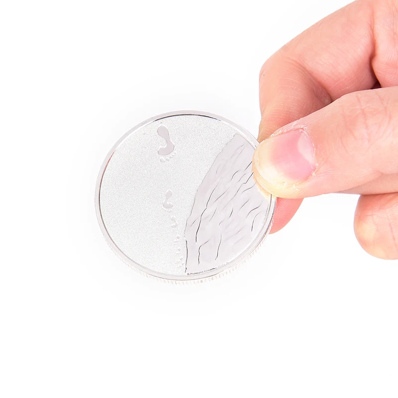 

Alloy Collectible Commemorative Coin Footprint Family Parent Kids Sea Souvenir Collection Coins Memorial Art Gifts