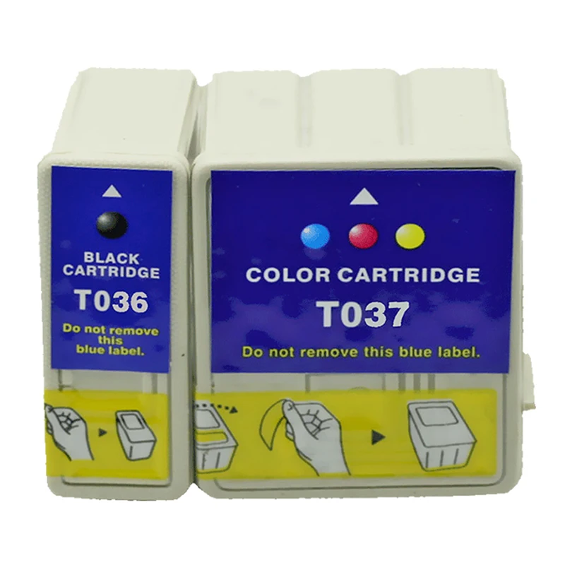 T036 T037 картриджи для принтеров Epson Stylus C42UX C44UX C46 картридж струйных T 036 037