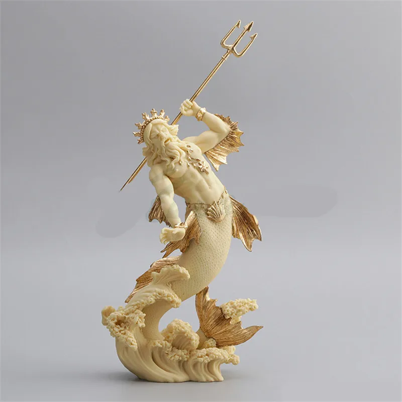 Древняя греческая мифология статуя Нептуна Poseidon из смолы для творчества и