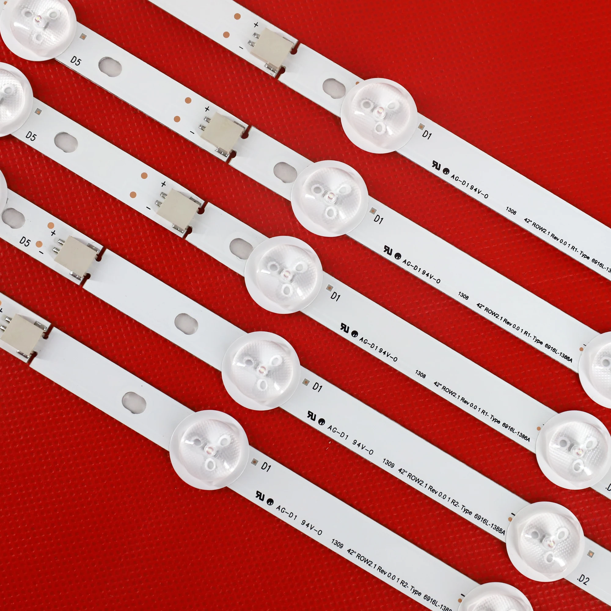 Новинка 10 шт./партия СВЕТОДИОДНЫЙ подсветка полосы совместимы для 42LN5400 6916L 1214A 1215A