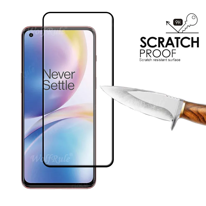 Protector de pantalla completa para m&oacute;vil, cristal templado 4 en 1 para Oneplus Nord 2 5G, para Oneplus Nord 2 5G-2