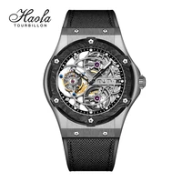 haofa skeleton tourbillon movement mechanical watches mens 2021 manual tourbillon sapphire watch for men luxury zegarek m%c4%99ski