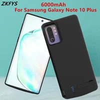 battery charger cases for samsung galaxy note 10 plus battery case 6000mah external charging cover portable power bank cases