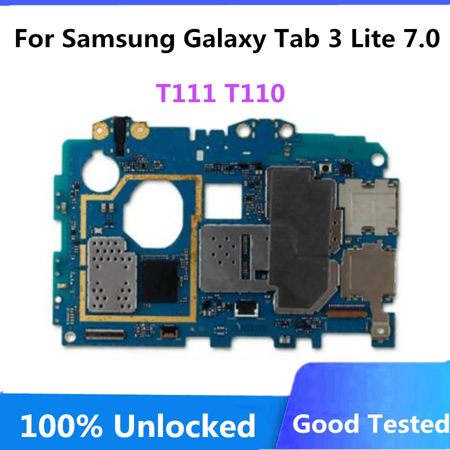 Оригинальная материнская плата для Samsung Galaxy Tab 3 Lite 7 0 T110 T111 разблокированные