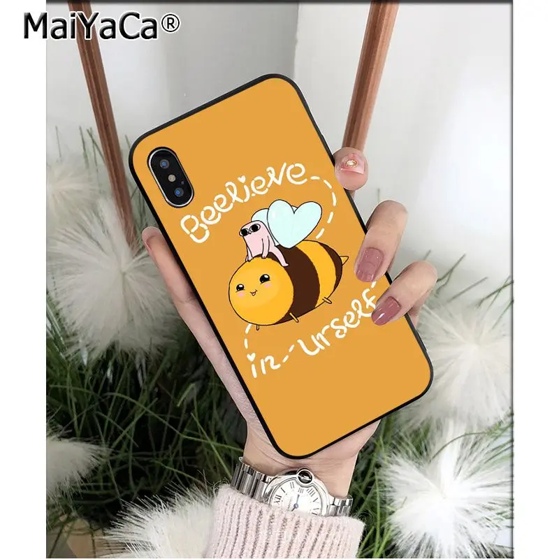 Мягкий чехол из ТПУ MaiYaCa для Apple iPhone 8 7 6 6S Plus X XS MAX 5 5S SE XR|Чехлы-накладки| |