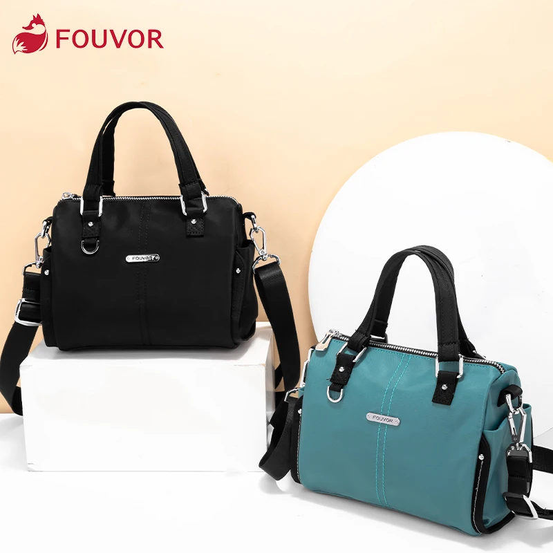 

Fouvor Women Hand Bags 2023 New Fashion Casual Female Bag Shoulder Messenger Bag Canvas Bag Ins Nylon Bag Female 2983-06