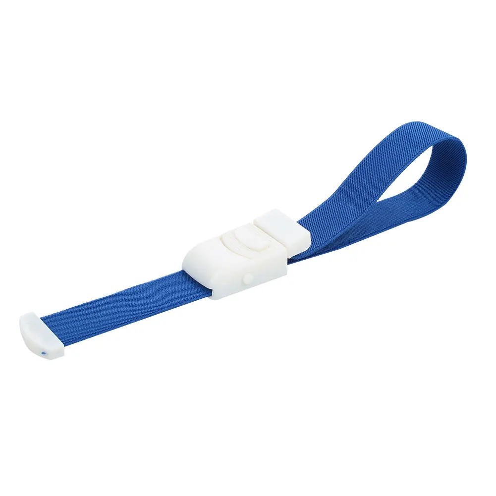 Blue Hemostasis Effect Good Portable Emergency Tourniquet Military Step Practical Medical Strap Outdoor Tourniquet Snap Tourniquet - Color: Blue