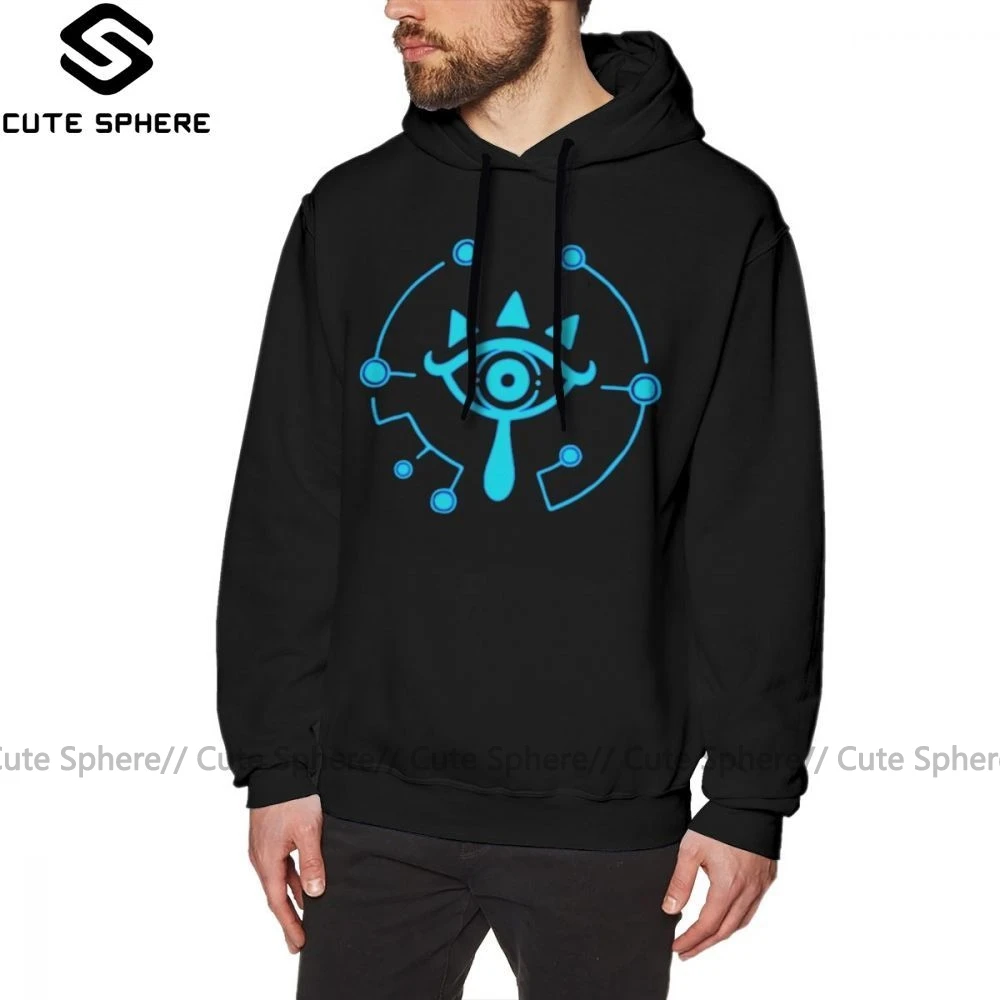 Zelda Breathing Of The Wild Толстовка Sheikah slate Legend Of Zelda Breathing Of The Wild толстовки популярный мужской пуловер с капюшоном