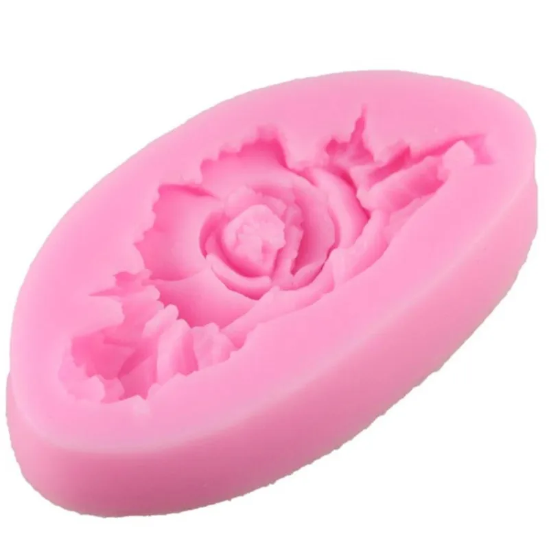 

3D Rose Flower Cake Silicone Mold Fondant Cake Decorating Chocolate Candy Molds Resin Clay Soap Mould Kitchen Baking Cake Tools