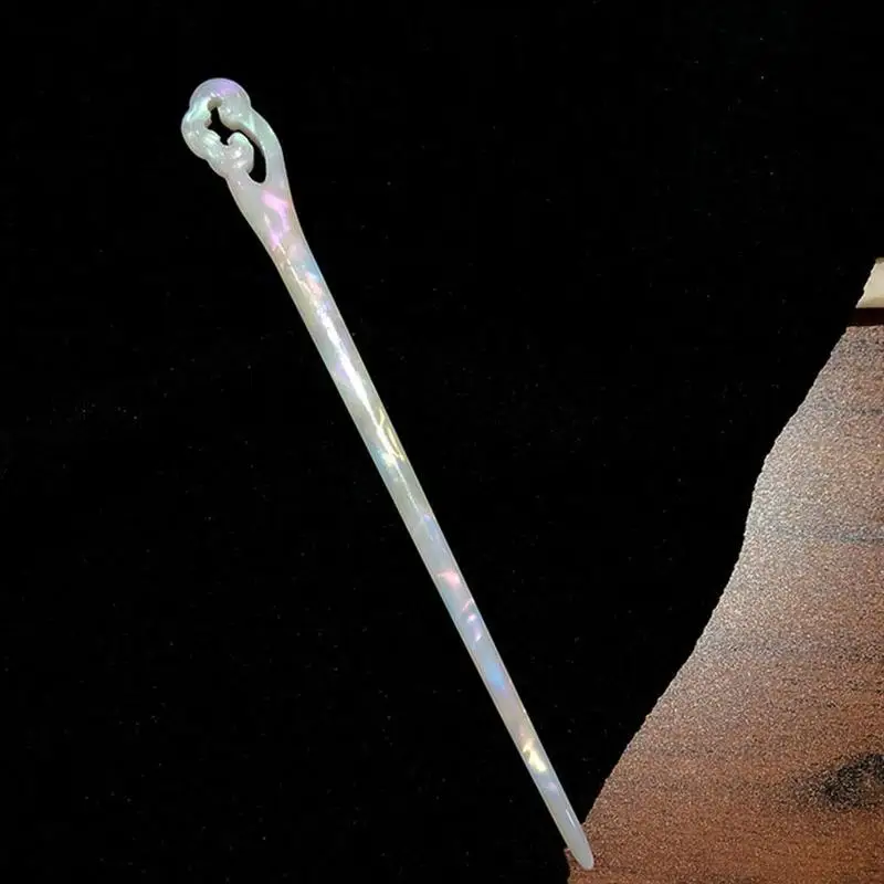 

Shan He Ling Cosplay Tian Ya Ke Wen Kexing For Girls Gifts Hairpin White CS588 Handmade K8Q0