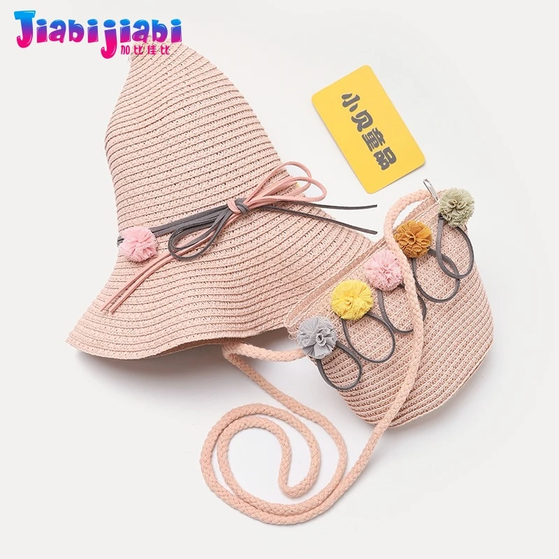 Панама летняя соломенная шляпа принцессы для детей маленьких девочек