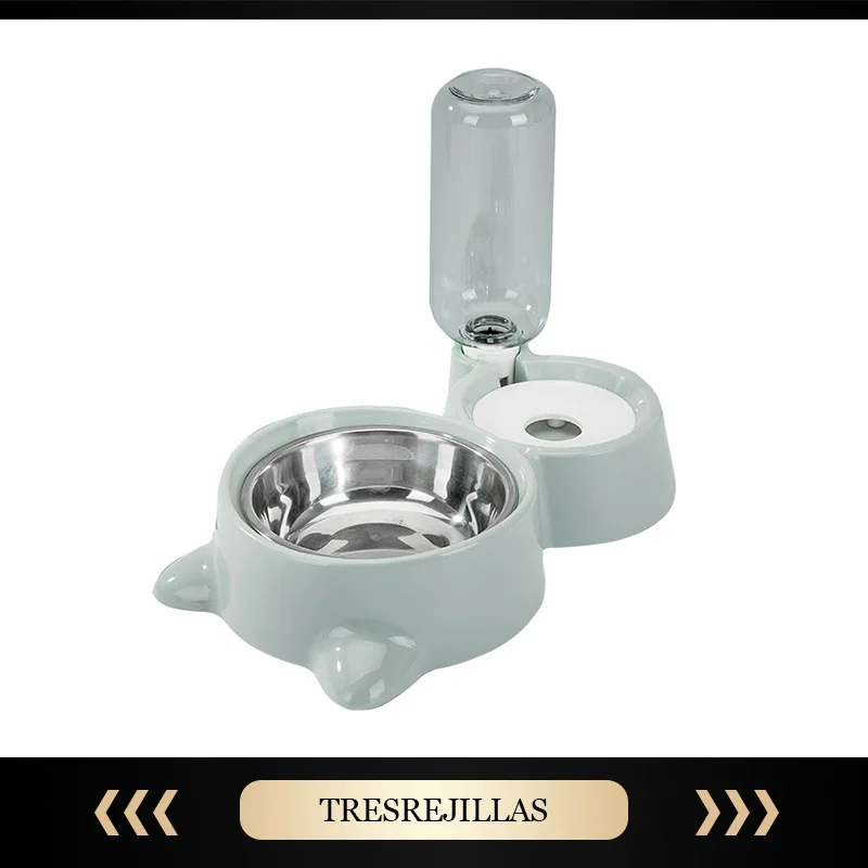 Кормушка миска для домашних питомцев собачья кошек воды фонтан двойная