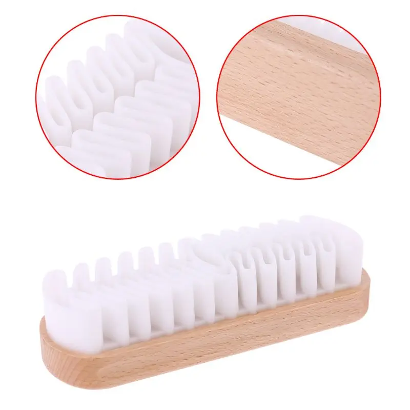 

Decontamination Brush D-type Suede Leather Boots Shoes Cleaning Brushes Water-free Convenient Shoe Care Maintenance Supplies