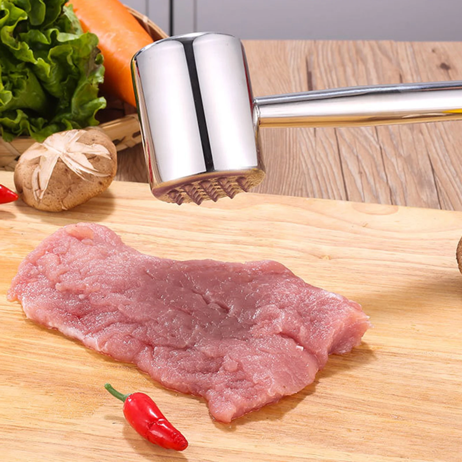 Эхолот для мяса из нержавеющей стали 304 тестер тяжелый молоток подходит