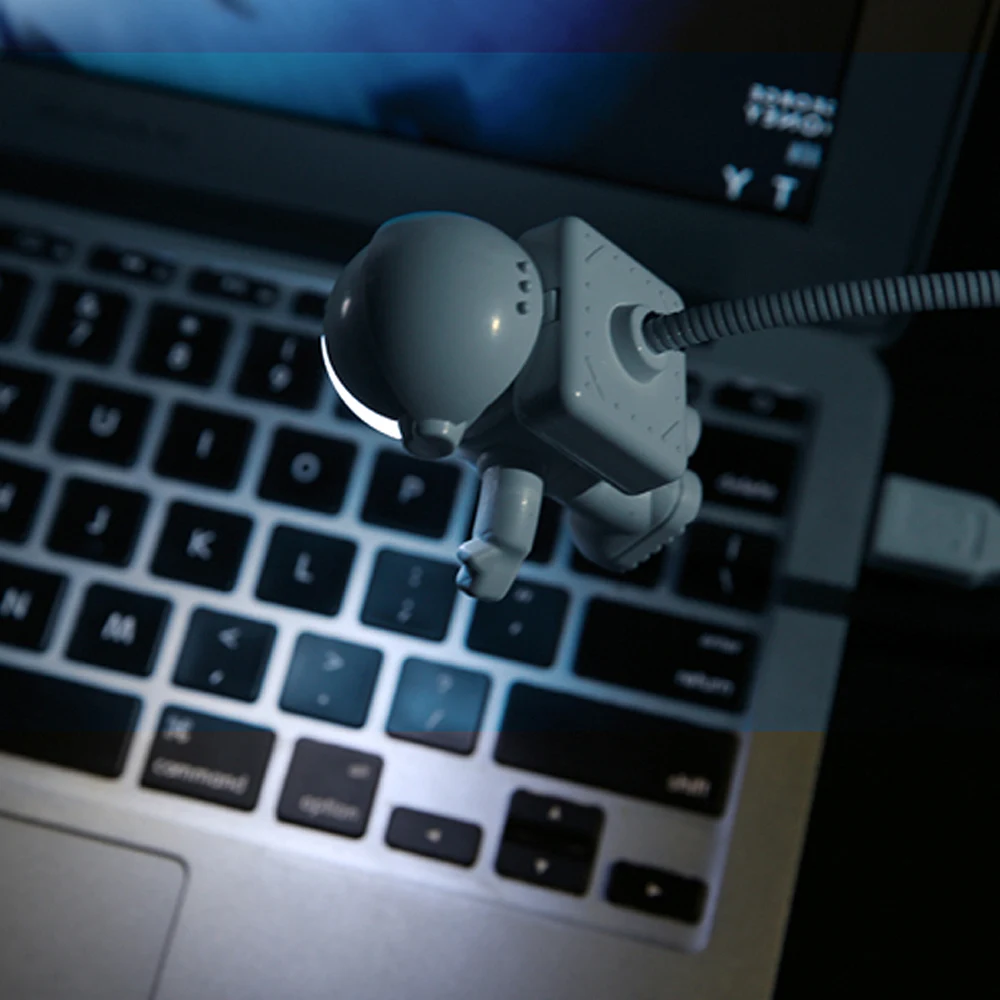Junejour Новый стильный крутой новый Астронавт USB светодиодный регулируемый Ночник