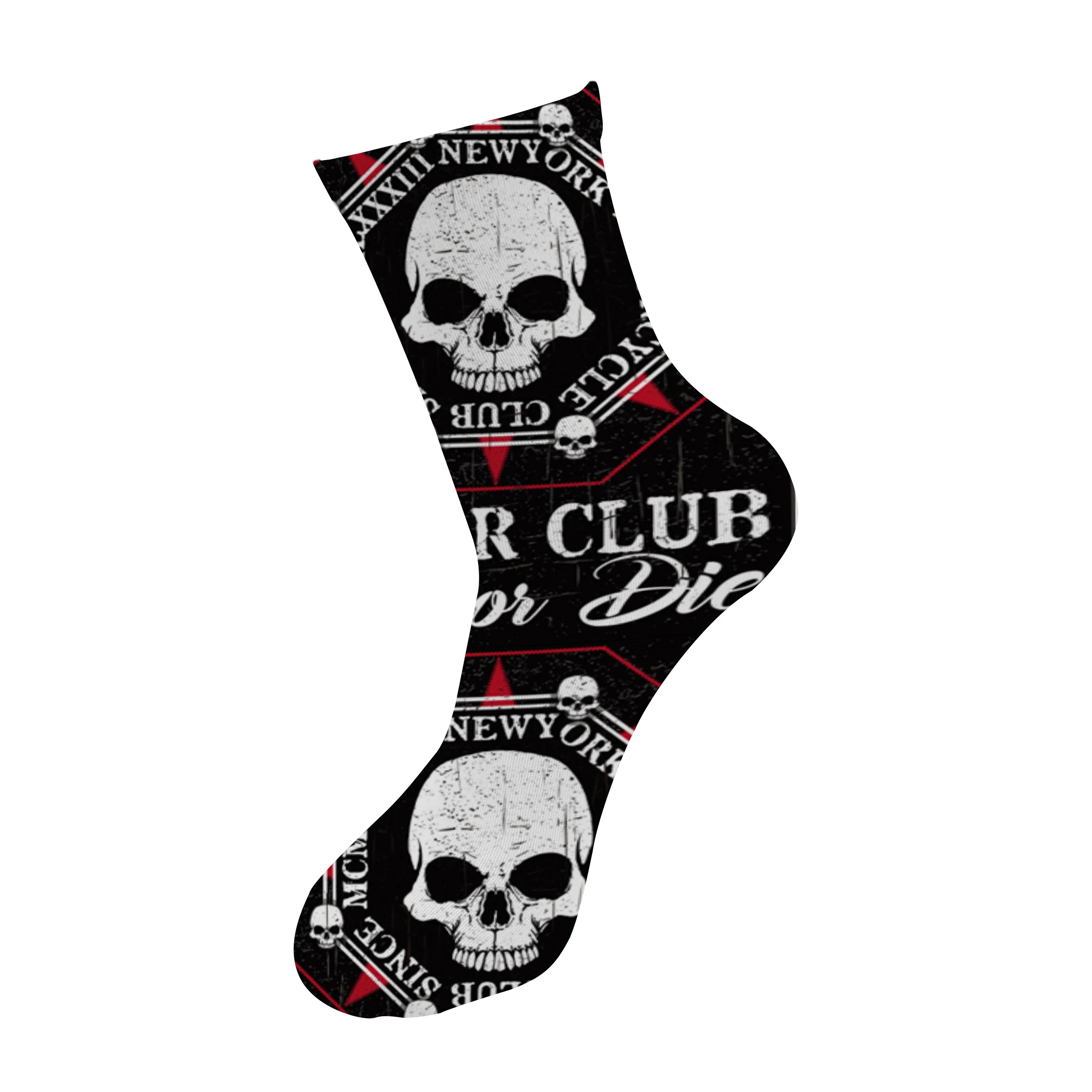 Носки мужские и женские хлопковые в стиле панк уличные повседневные носки с 3D