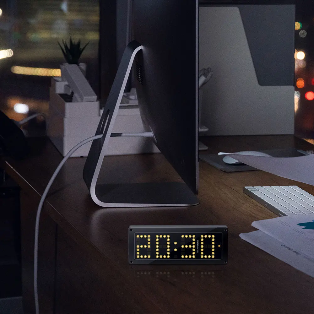 3 в 1 автомобильные электронные часы с термометром и вольтметром |