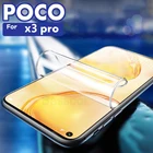 2PCS полного покрытия гидрогелевая пленка защитная экрана для на Xiaomi Poco X3 Pro F1 F2 F3 GT защитная экрана для на ксиоми поко X3 GT M3 M4 Pro 5G Non Стекло