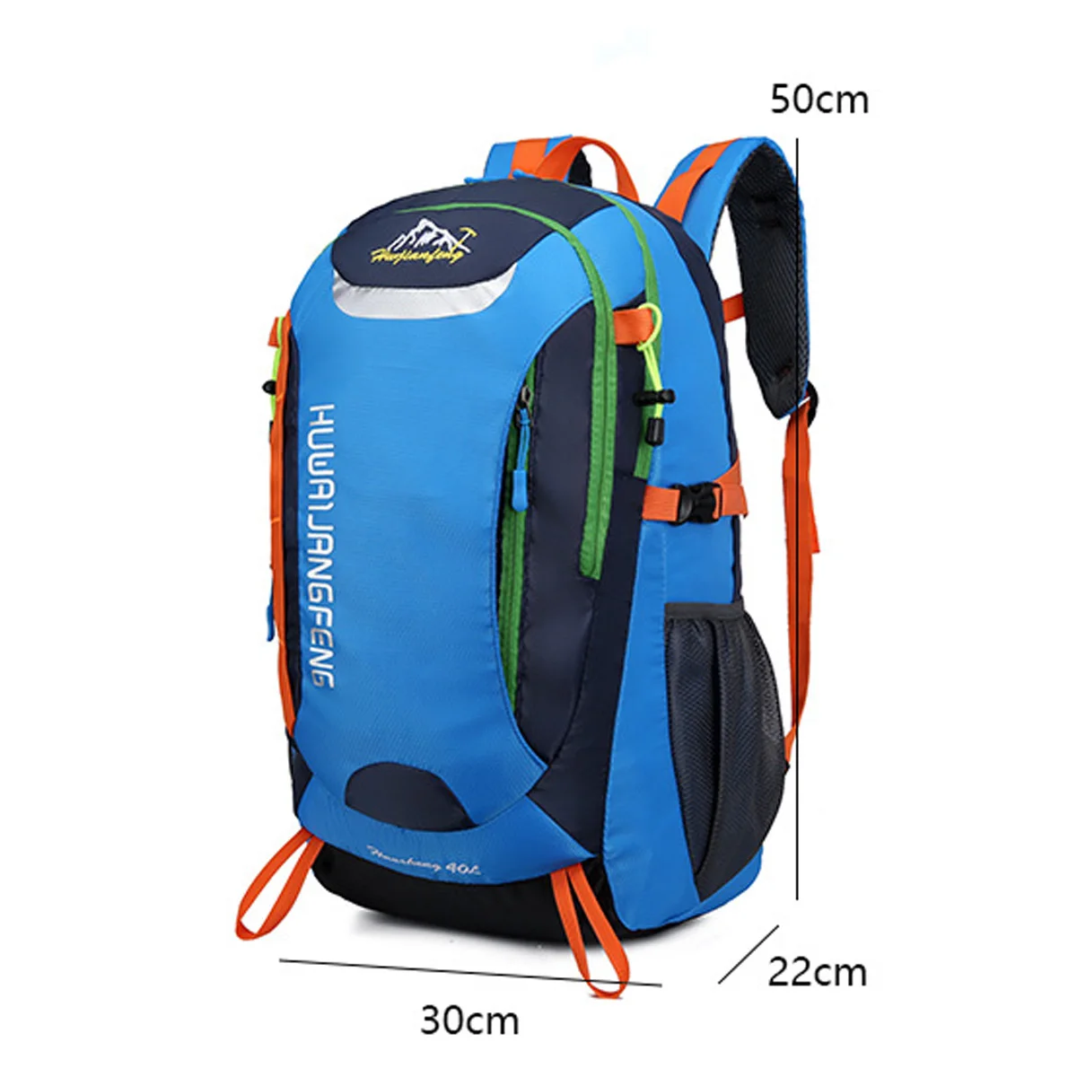

40L Outdoor Sports Mountaineering Backpack Camping Hiking Trekking Rucksack Travel Waterproof Cover Bike Bags for Women Men