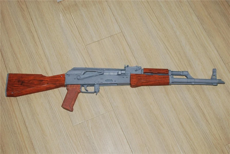 Масштаб 1:1 87 см модель оружия AKM AK47 бумажная игрушка сделай сам 3D карточка военная