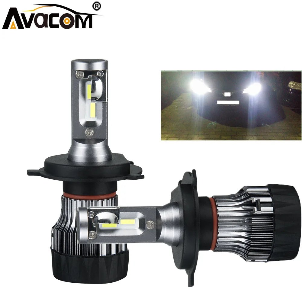 Автомобильные аксессуары 2 шт. H7 10000Lm LED H4 дальний и ближний свет Mini H11 H8 9005 HB3 HB4