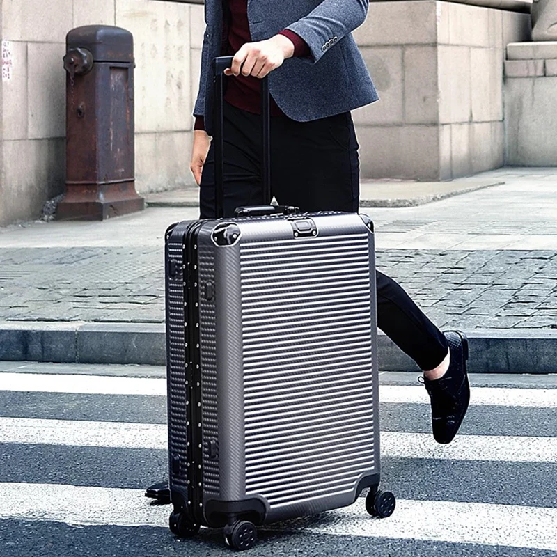 

Super fashion NEW spinner aluminum frame hardside travel suitcase on wheel 26" travel bags trolley luggage bag 20" 24"