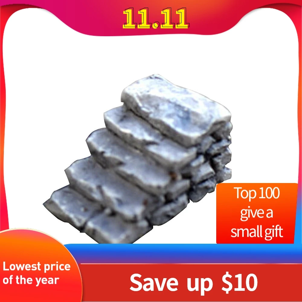 Каменные ступени Moss миниатюрный Декорации для ландшафтного дизайна украшенные