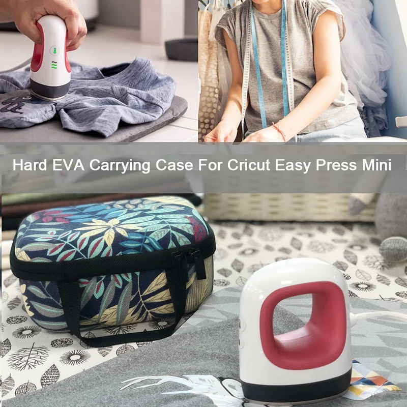Жесткий EVA сумка для хранения путешествий Чехол переноски Cricut легкий пресс Мини