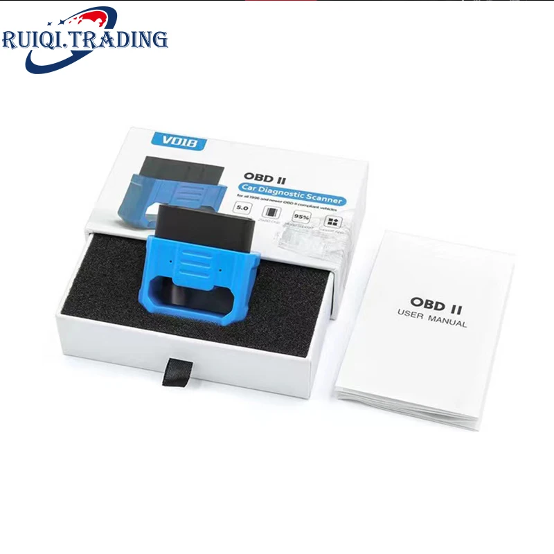 ELM327 OBD2 автомобильный диагностический инструмент ELM 327 V2.2 сканер Bluetooth 5 0 OBDII OBD 2