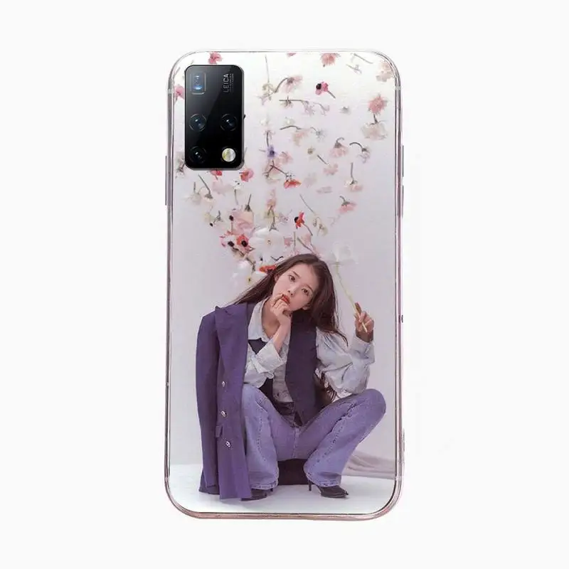 

Korean Beauties IU Phone Case For Samsung S4 S5 S6 S7 S7Edge S8 S9 S10 E Plus S20Fe lite Transparent Cover Fundas Coque