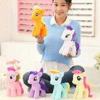 25cm twilight sparklerainbow dash horse unicorn equestria horse soft plush toys ponies horse for children christmas gift