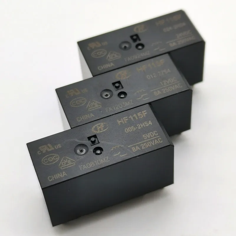 

2PCS Industrial electronic circuit board DIY Relay HF115F/JQX-115F/-I/-/005/012/024/-/1ZS1/1ZS3/1HS3/2HS4/2ZS4