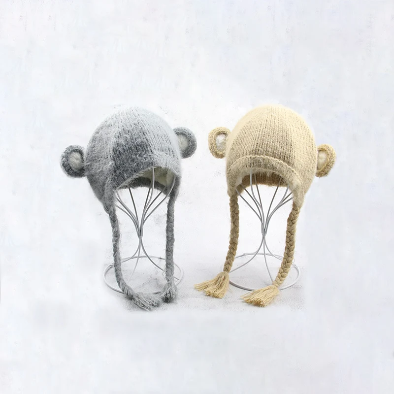 Шапки для мальчиков и девочек детские зимние плюшевые шапки внутри Женская