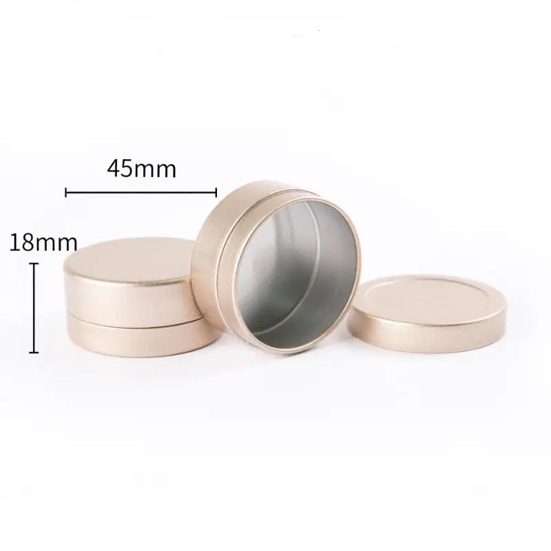 25 г пустой бальзам для губ алюминиевая банка косметический контейнер крема Чай